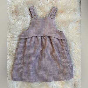 Zara NEW Light Purple Checkered Dress size 4T
